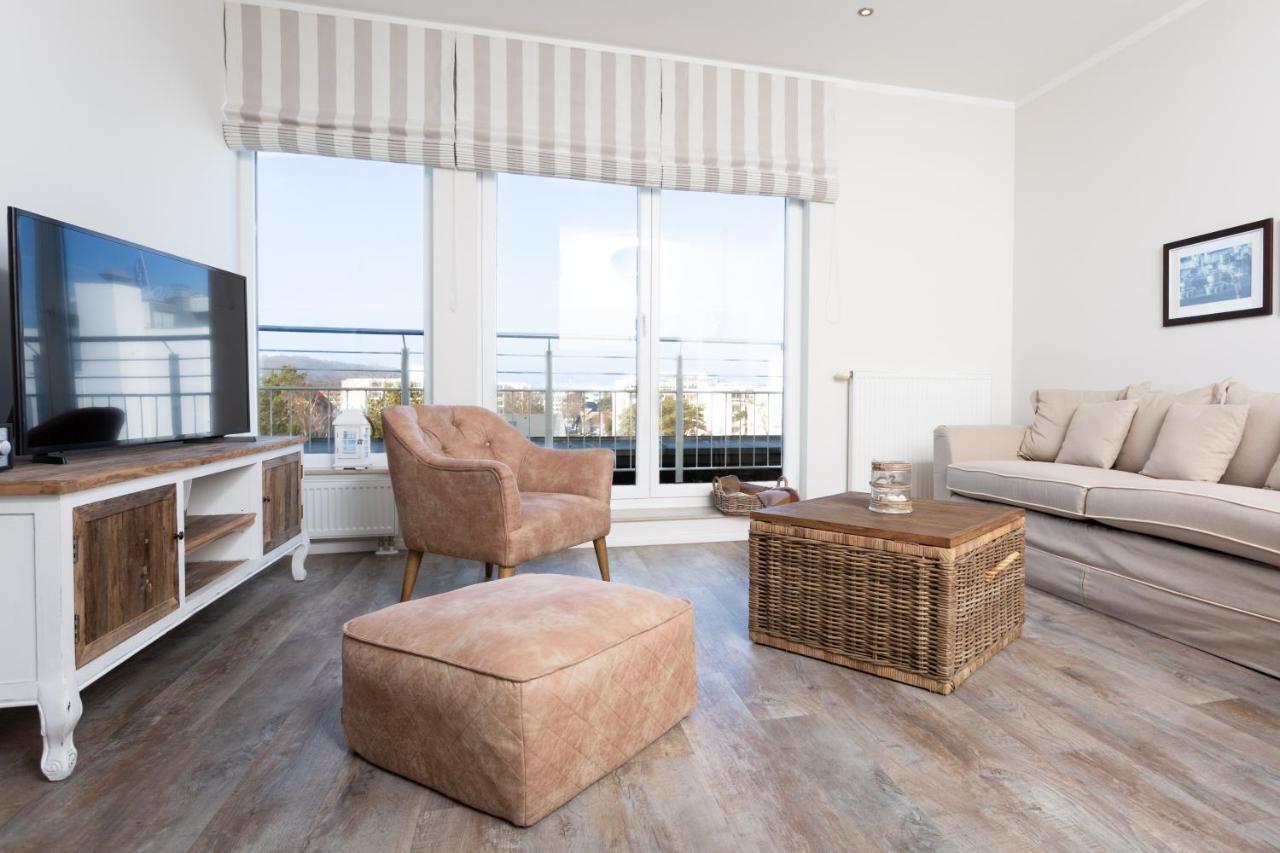 Strandnahe Fewos Mit Meerblick Und Dachterrasse, Residenz Bel Vital - Kategorie E بينز المظهر الخارجي الصورة