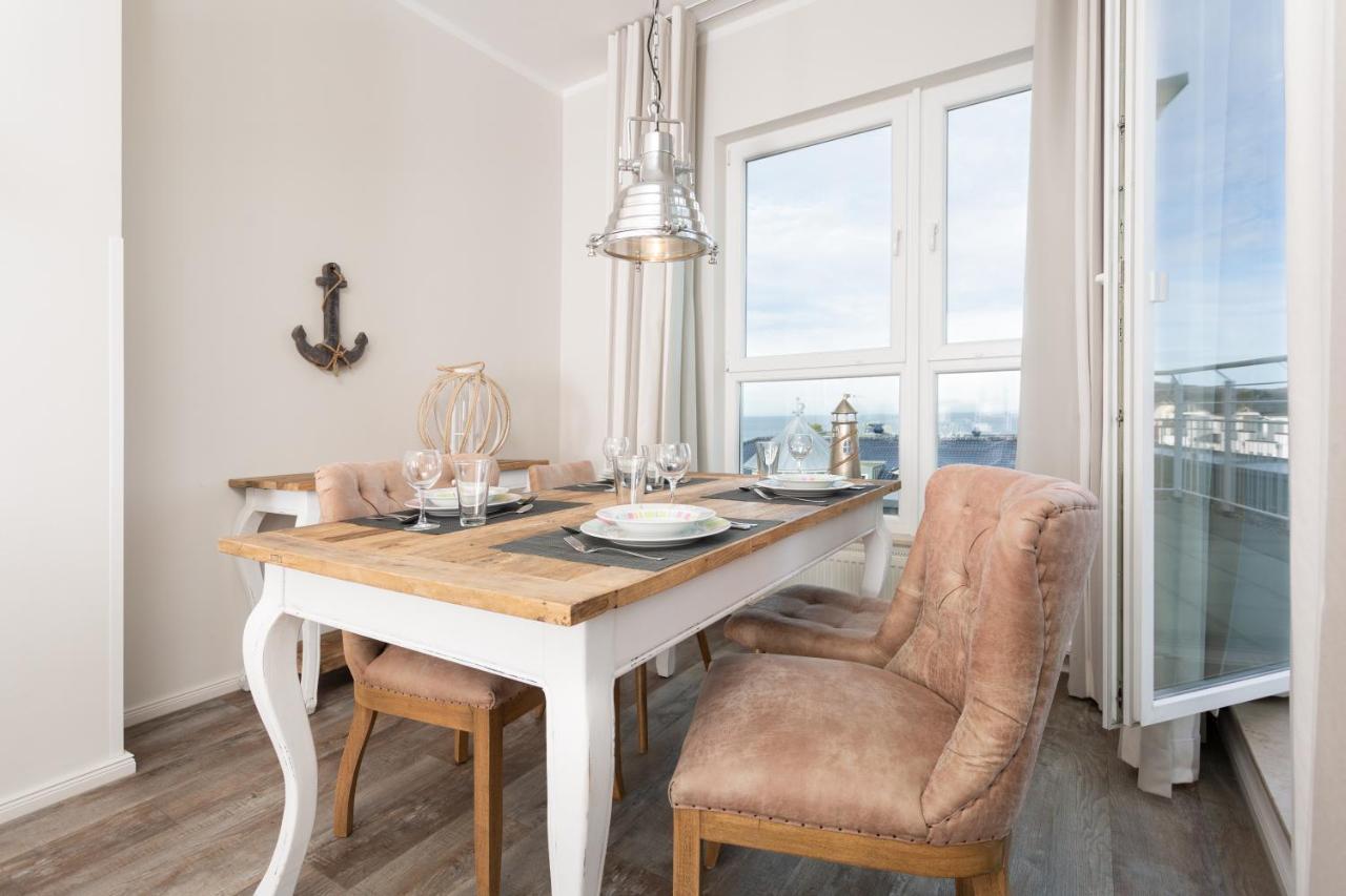 Strandnahe Fewos Mit Meerblick Und Dachterrasse, Residenz Bel Vital - Kategorie E بينز الغرفة الصورة